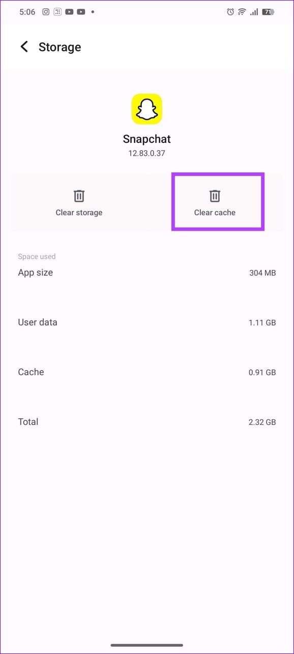 21 clear snapchat cache