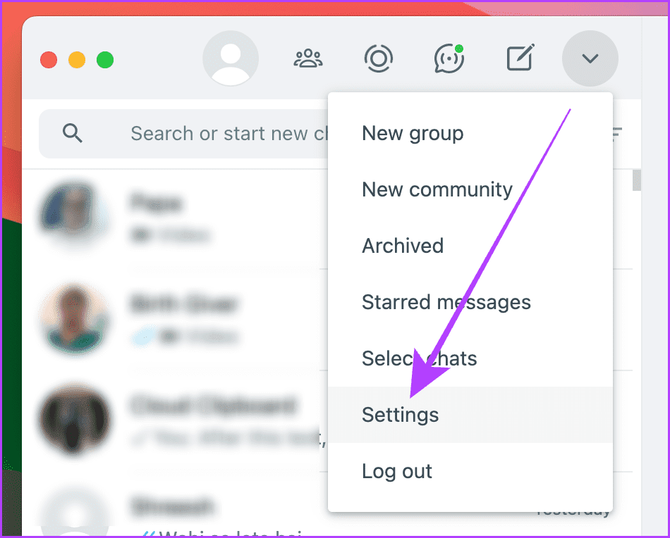 23 WhatsApp mac settings
