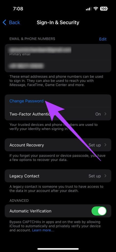 3 Change Apple Password