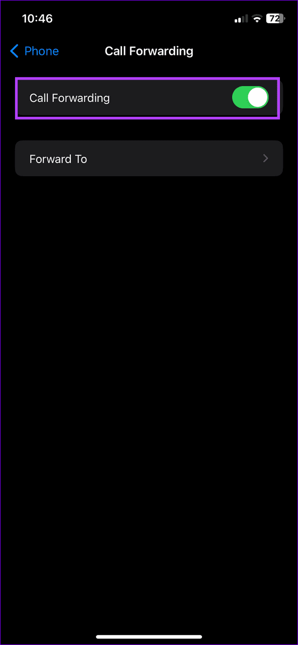 3 disable call forwarding