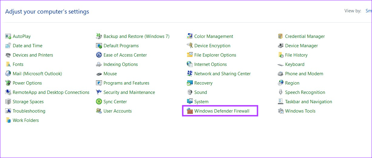 4 configure Windows Defender Firewall