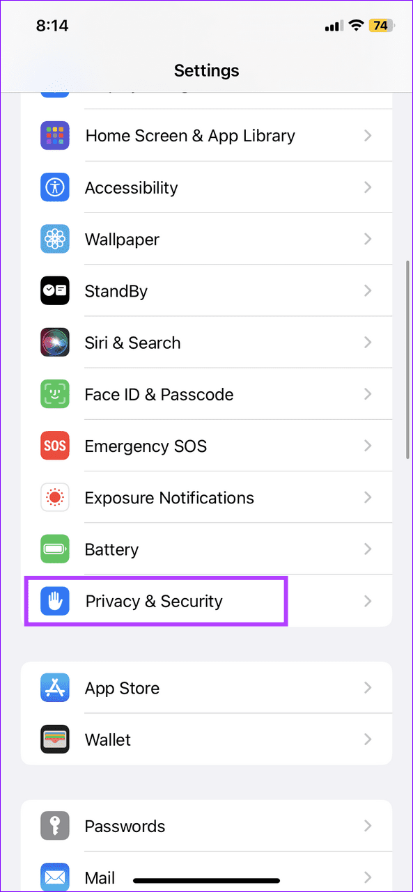 4 select privacy and security