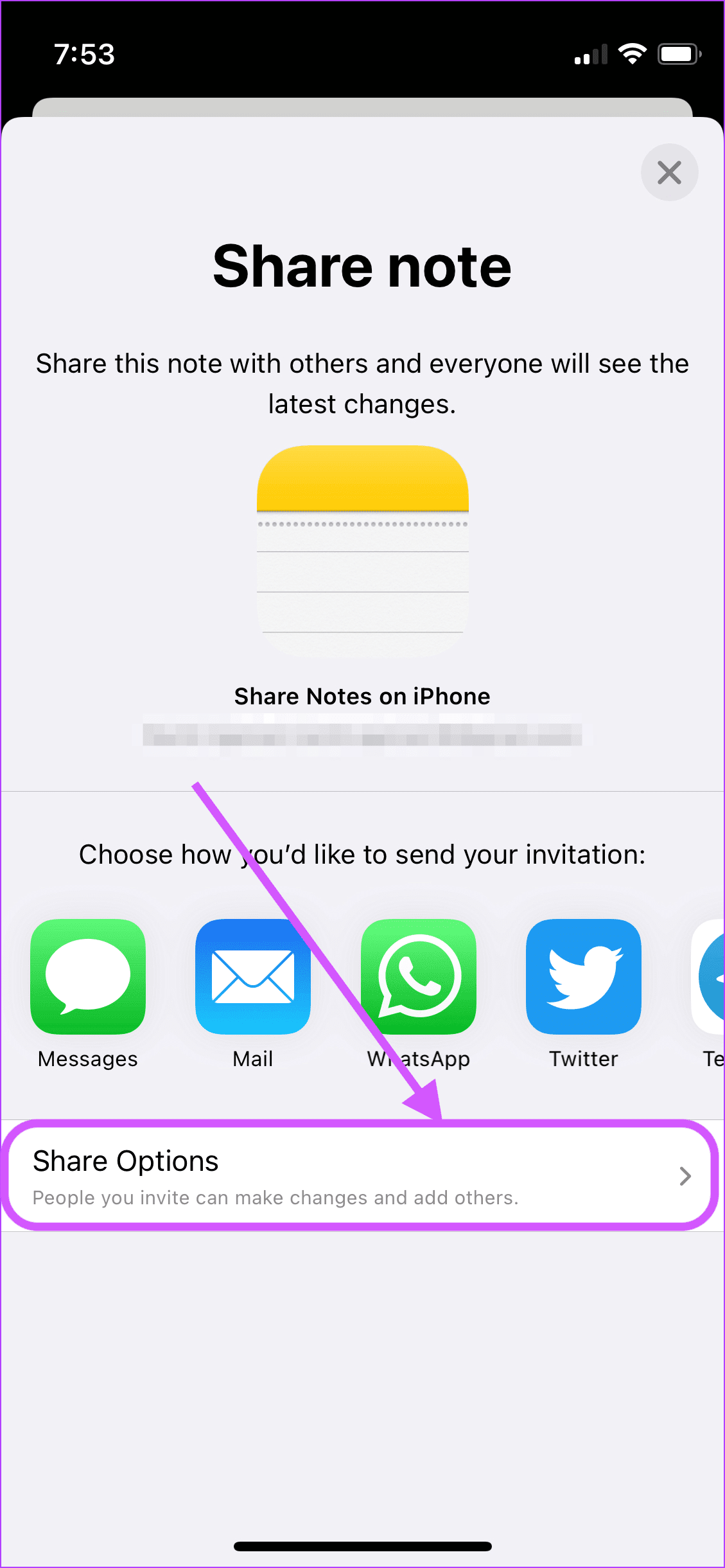 4. Manage Shared Notes Permissions 1