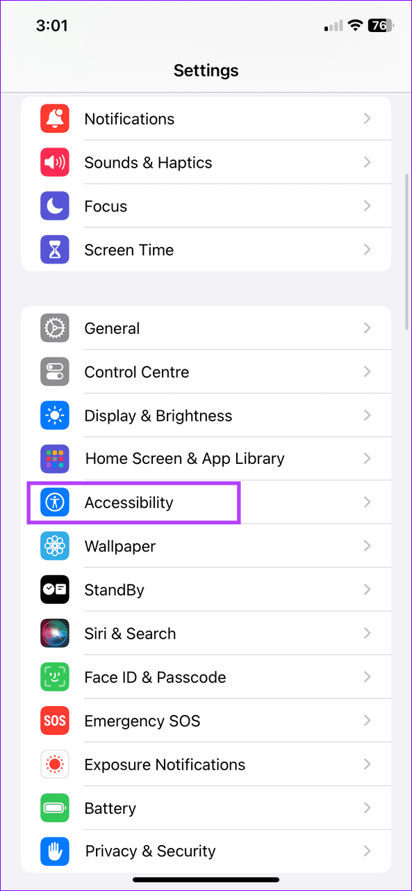 5 accessibility settings