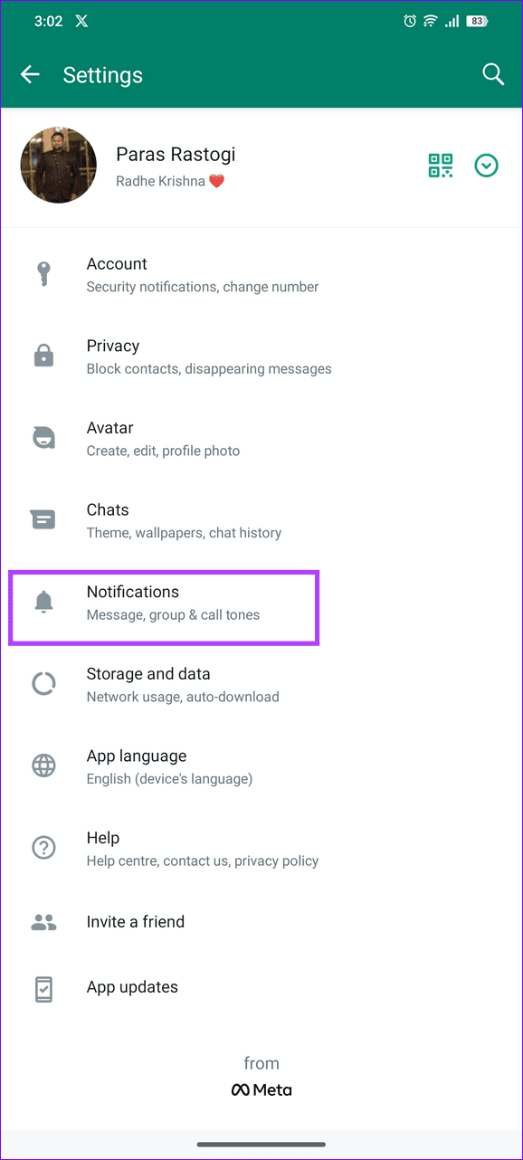 5 configure WhatsApp notifications