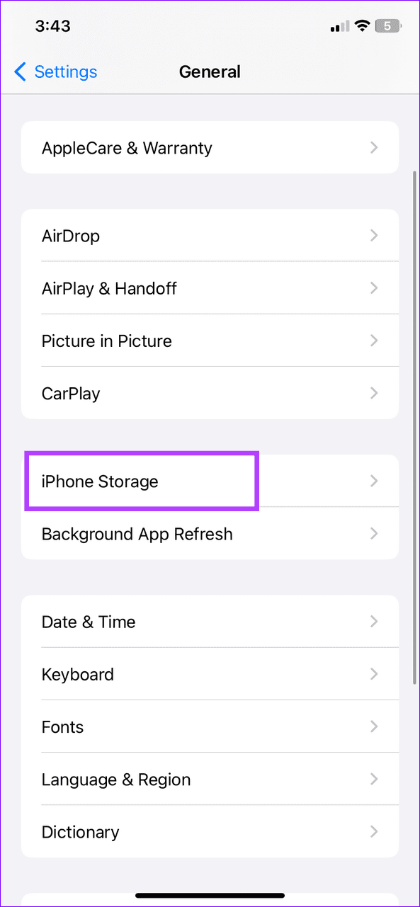 5 open iPhone storage 2