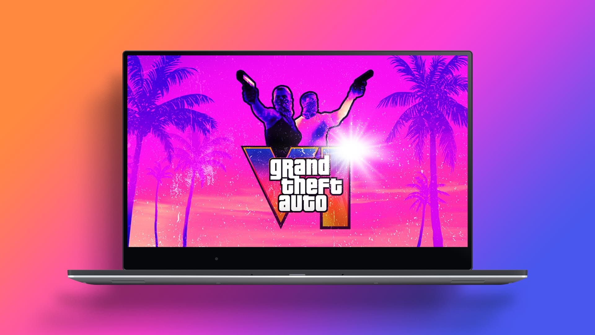 Grand Theft Auto VI Wallpaper With Logo