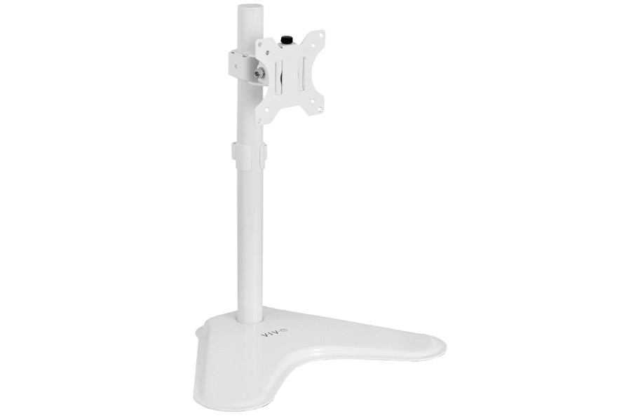 Heavy-duty for 15-30 LCD up to 10Kg MMS10S Single Monitor Arm Stand w/free-standing base in Black 