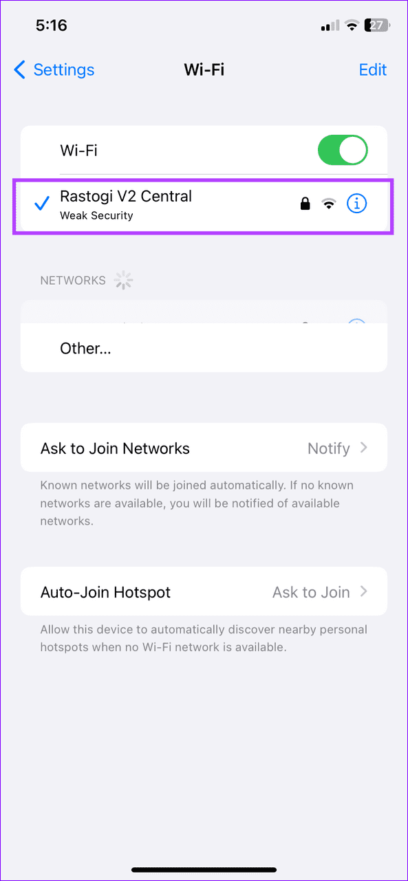 6 configure Wi Fi properties