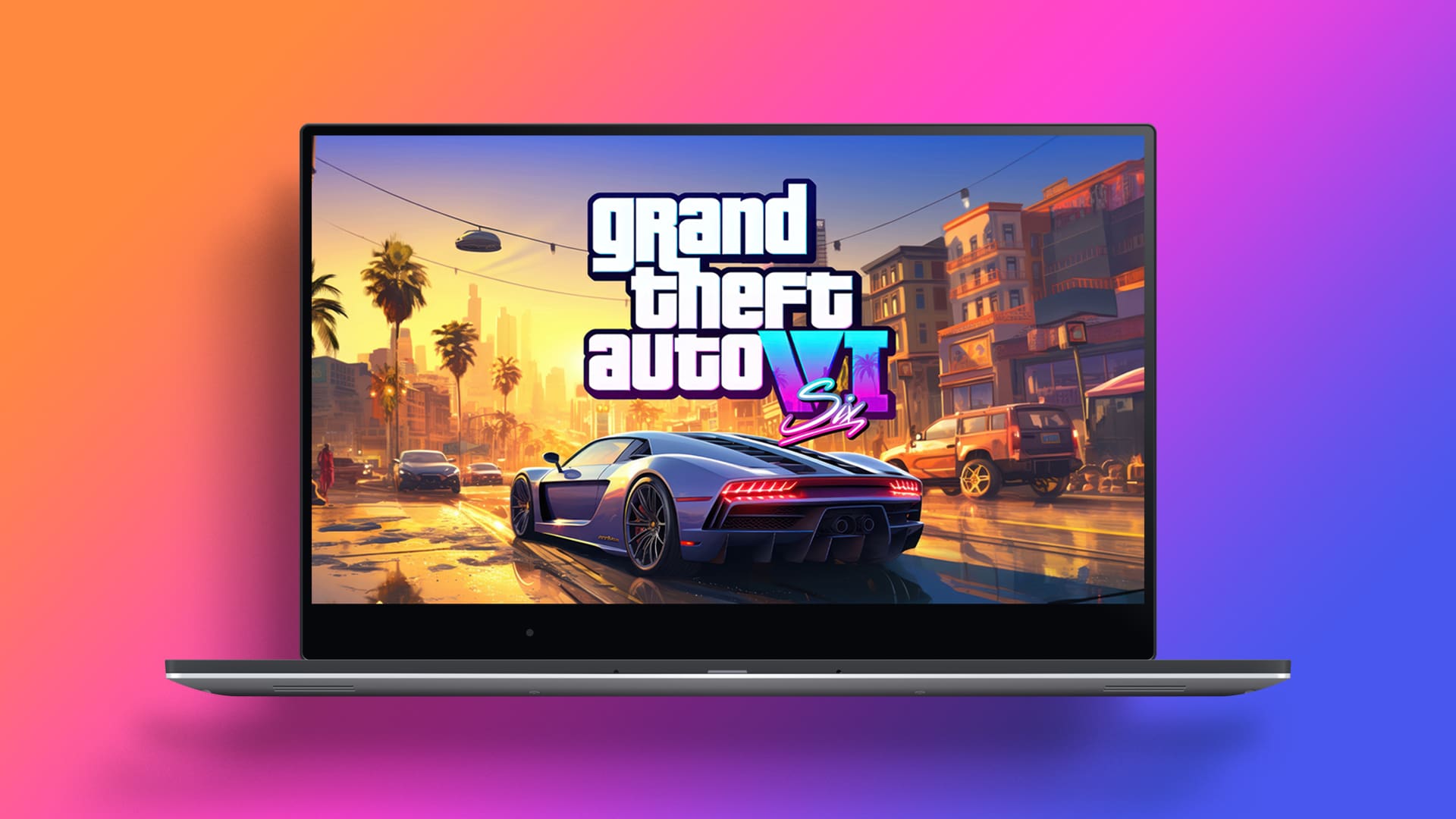 Stunning sports car in GTA 6 wallpaper - 6