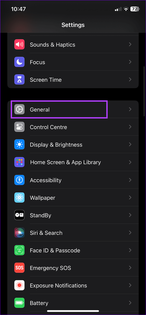 7 General iPhone settings