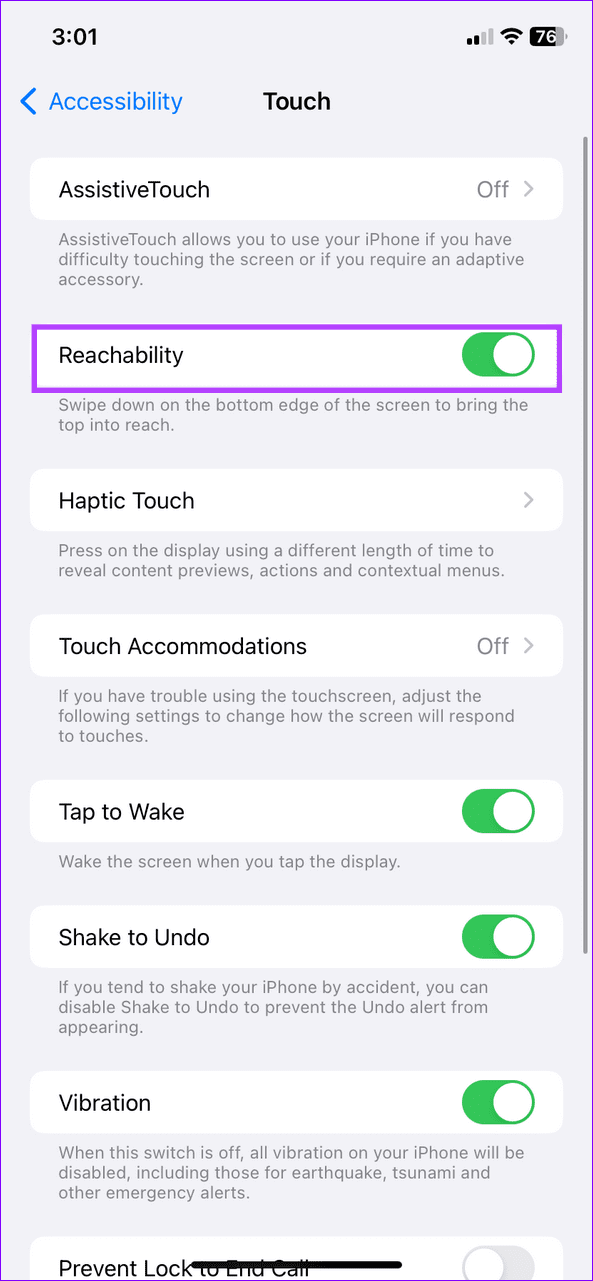 7 disable Accessibility