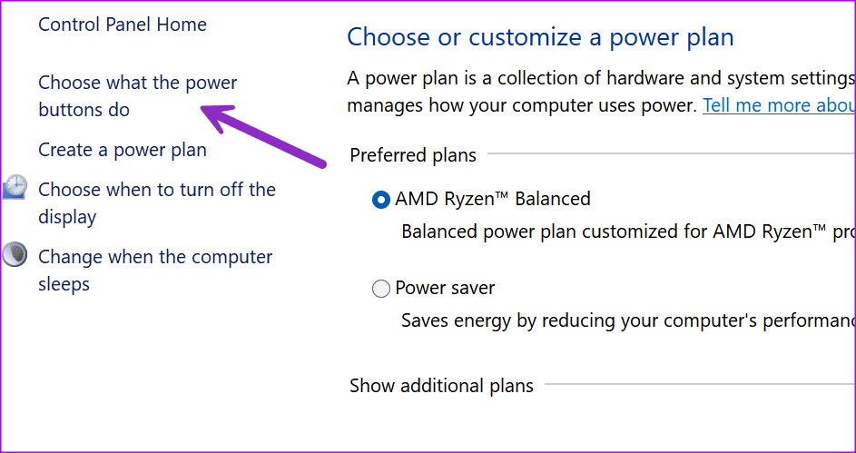 8 choose what the power buttons do