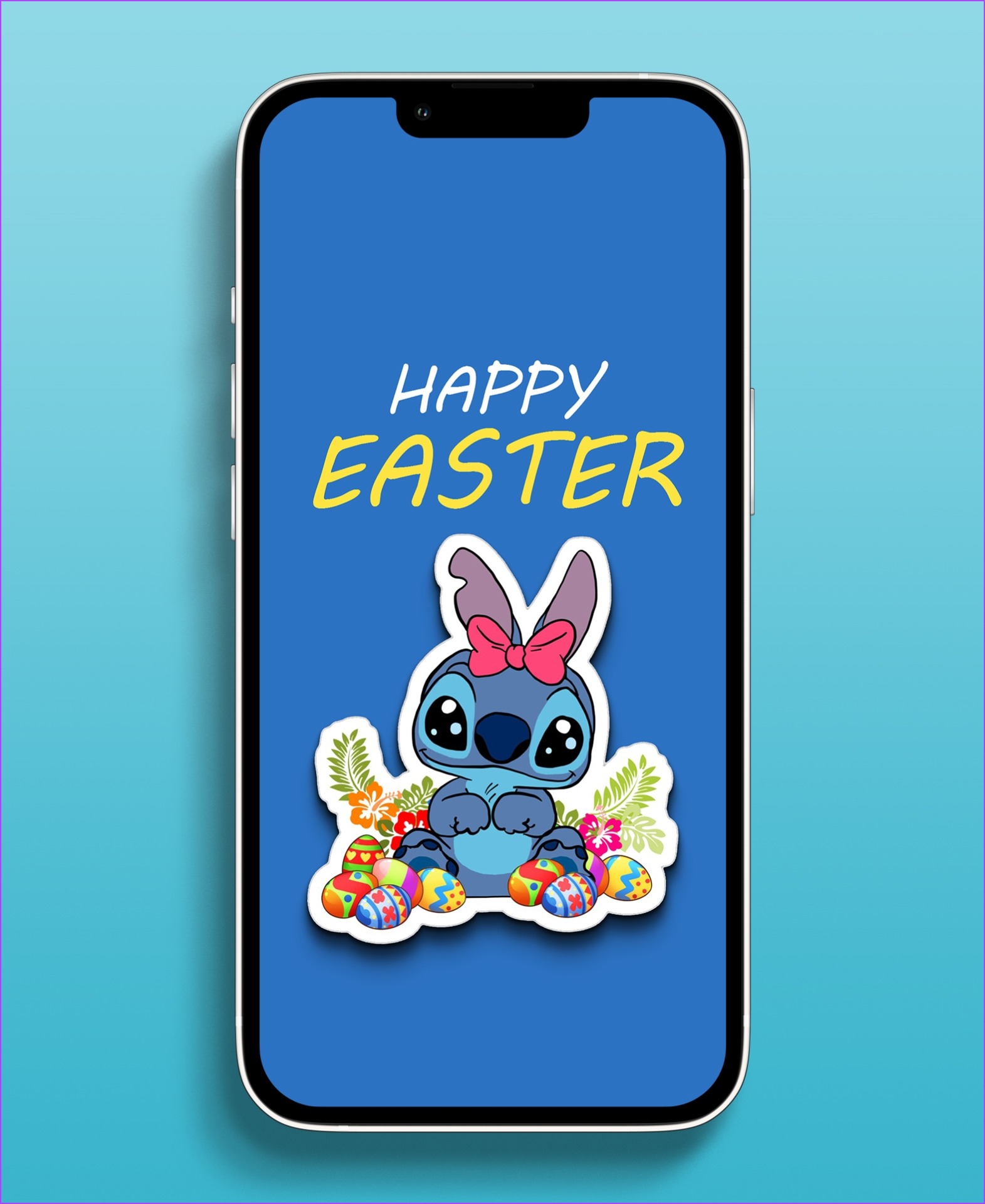 Cute Easter Eggs In A Wicker Nest Greeting Card On A Blue Background  Wallpaper Flyers Web Design Brochurevoucher Vector Illustration  Royalty Free SVG Cliparts Vectors And Stock Illustration Image 74542994