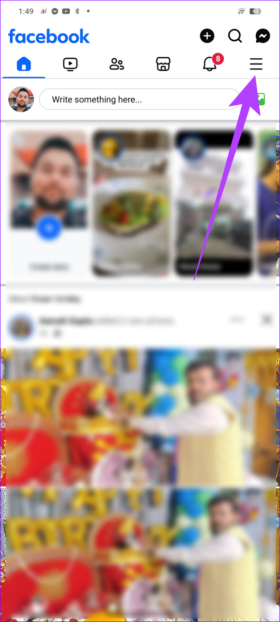 9 Android tap the hamburger menu