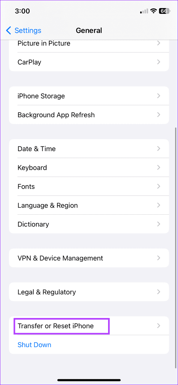 9 Transfer or reset iPhone