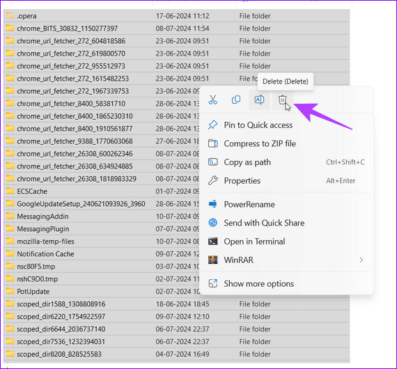 9 delete temporary files 1