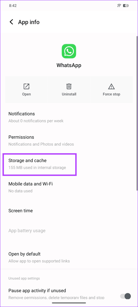 9 select Storage and cache