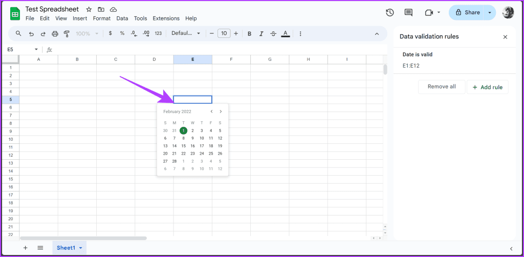 9. You can now simply double click on the formatted texts and the pop up calendar should appear