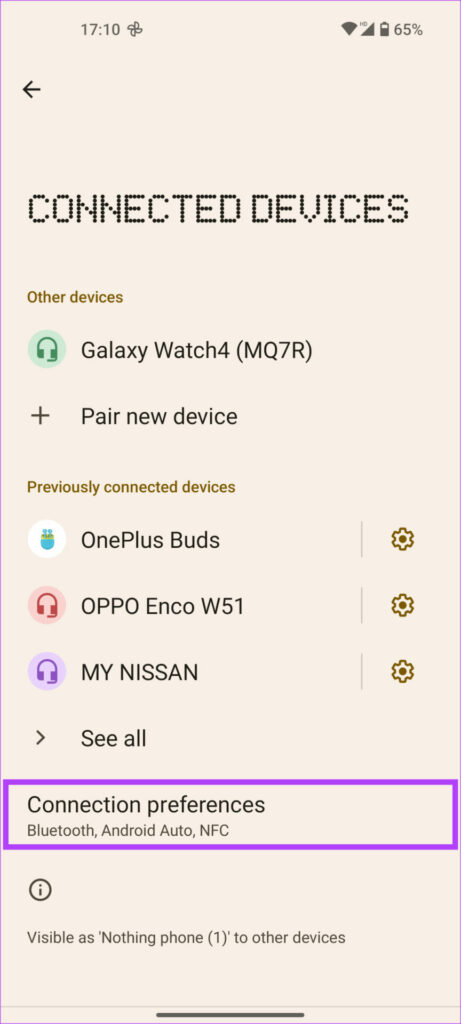 Connection preferences for black screen issue