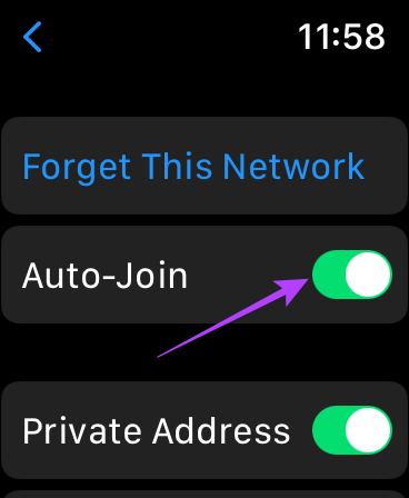 Wi-Fi Auto Join on Apple Watch