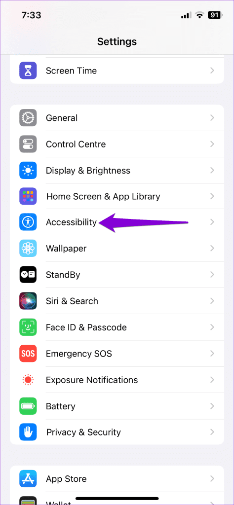 Accessibility on iPhone