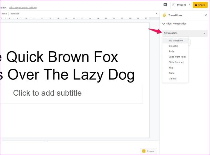 Add Animations To Google Slides 14