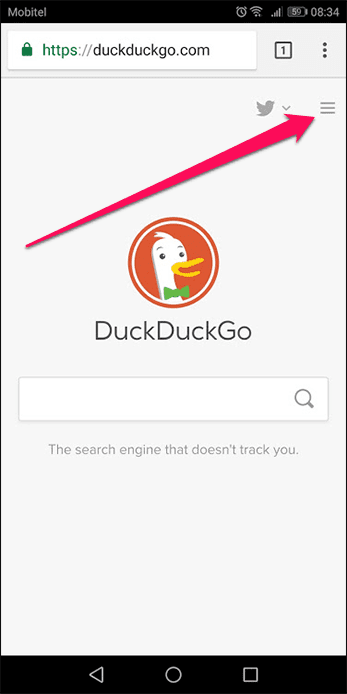 Add Duck Duck Go To Chrome Android 10