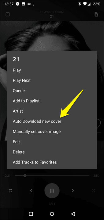 Add Lyrics In Black Player Music Player 7