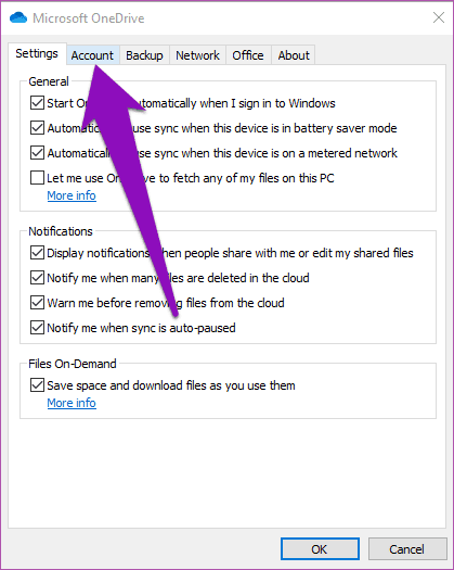 Add Multiple One Drive Accounts Windows 10 07
