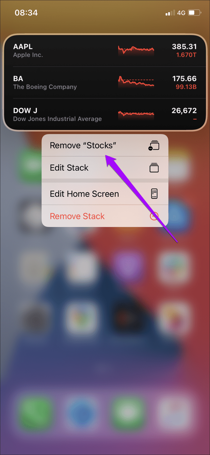 Add Remove Smart Stack Iphone 5