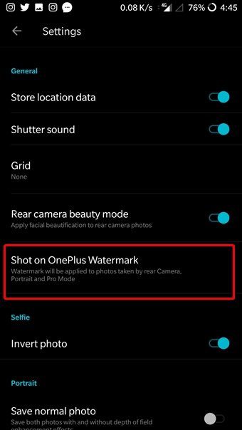 Add Shot On Watermark Android 3