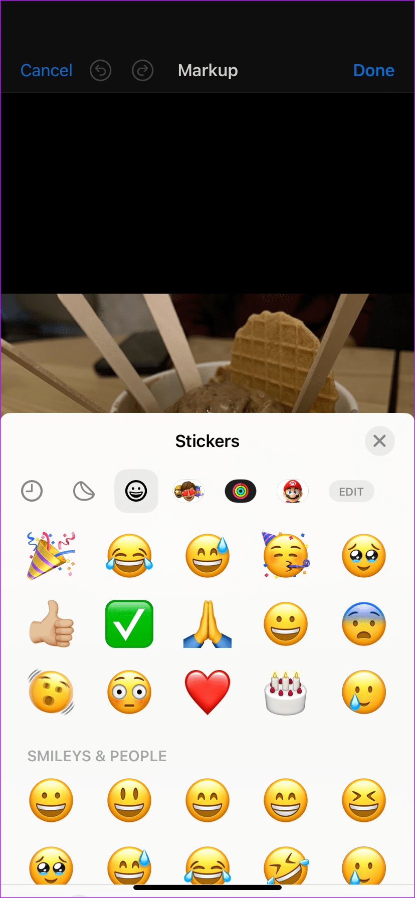 Add Stickers to Photos on iPhone 4