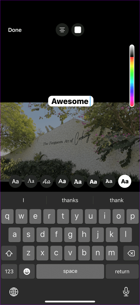 Add text to videos on iPhone 10