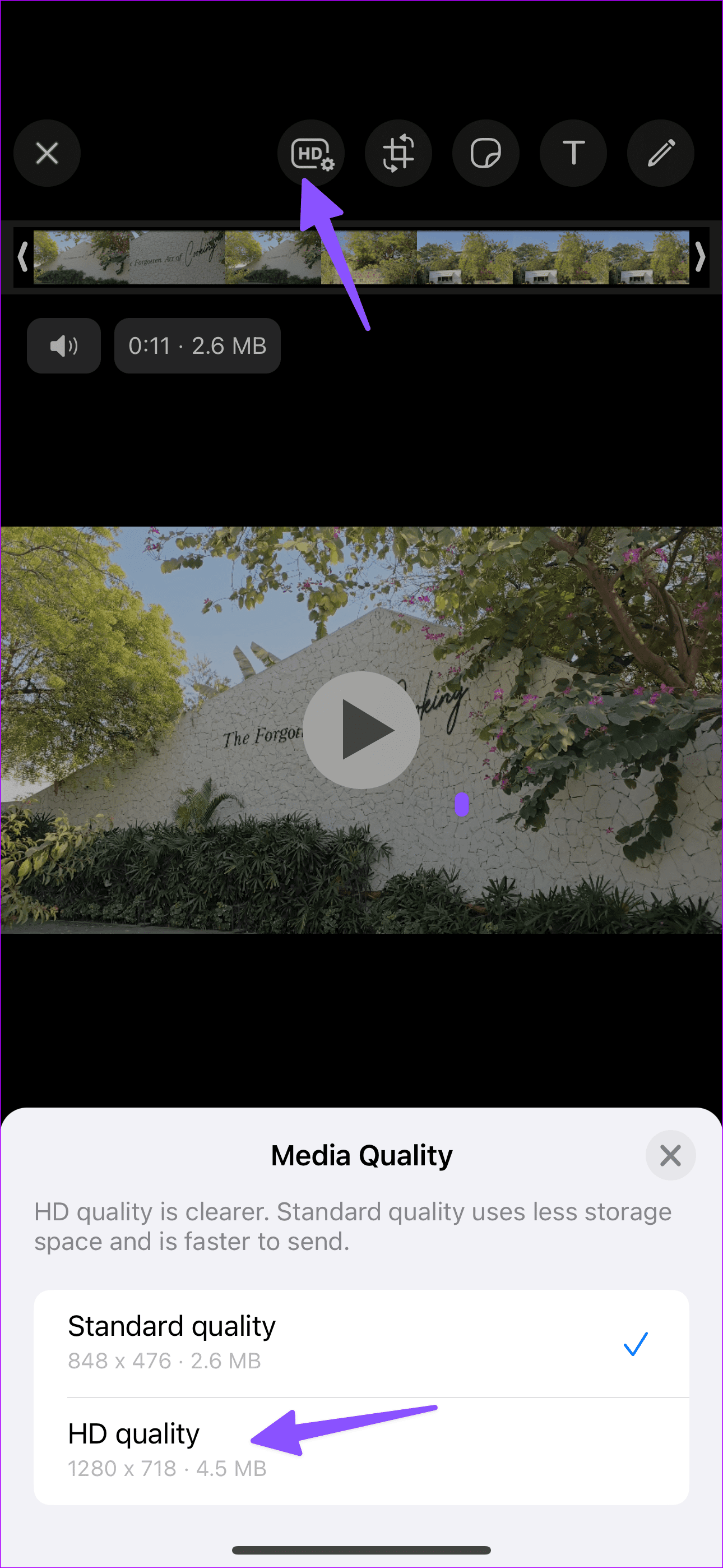 Add text to videos on iPhone 12 1