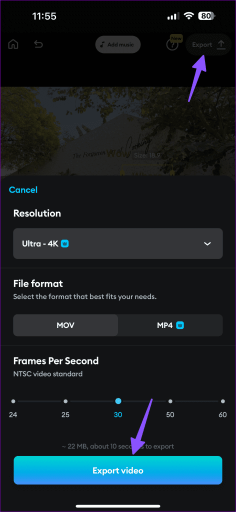 Add text to videos on iPhone 23