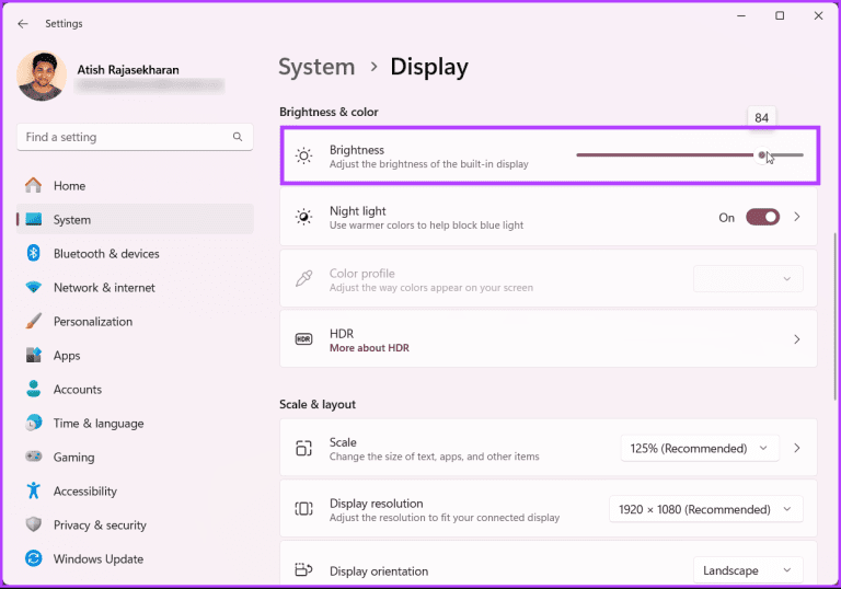 6 Best Ways to Adjust the Display Brightness on Windows 11 - Guiding Tech