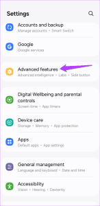 How To Disable Gaming Hub Game Launcher On Samsung Galaxy Phones Advanced Features On Samsung Phone 146x300 