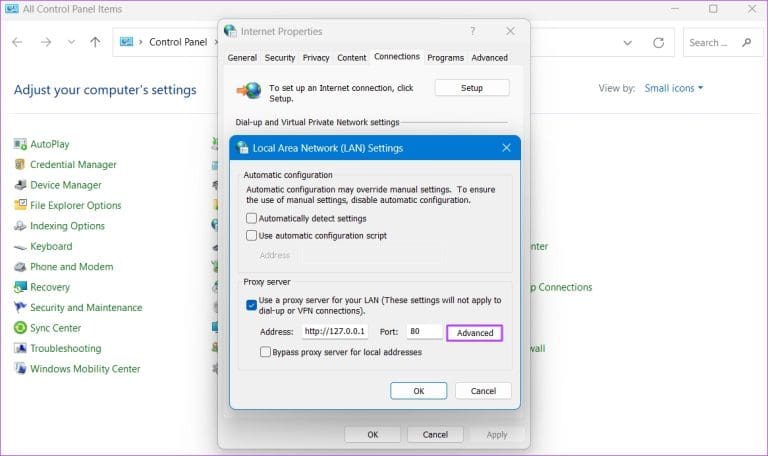 how to block all websites except a few in windows 10