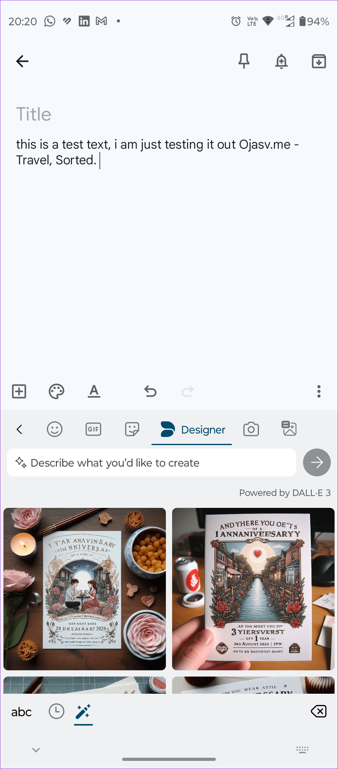 Ai Design Generator In Swiftkey Keyboard