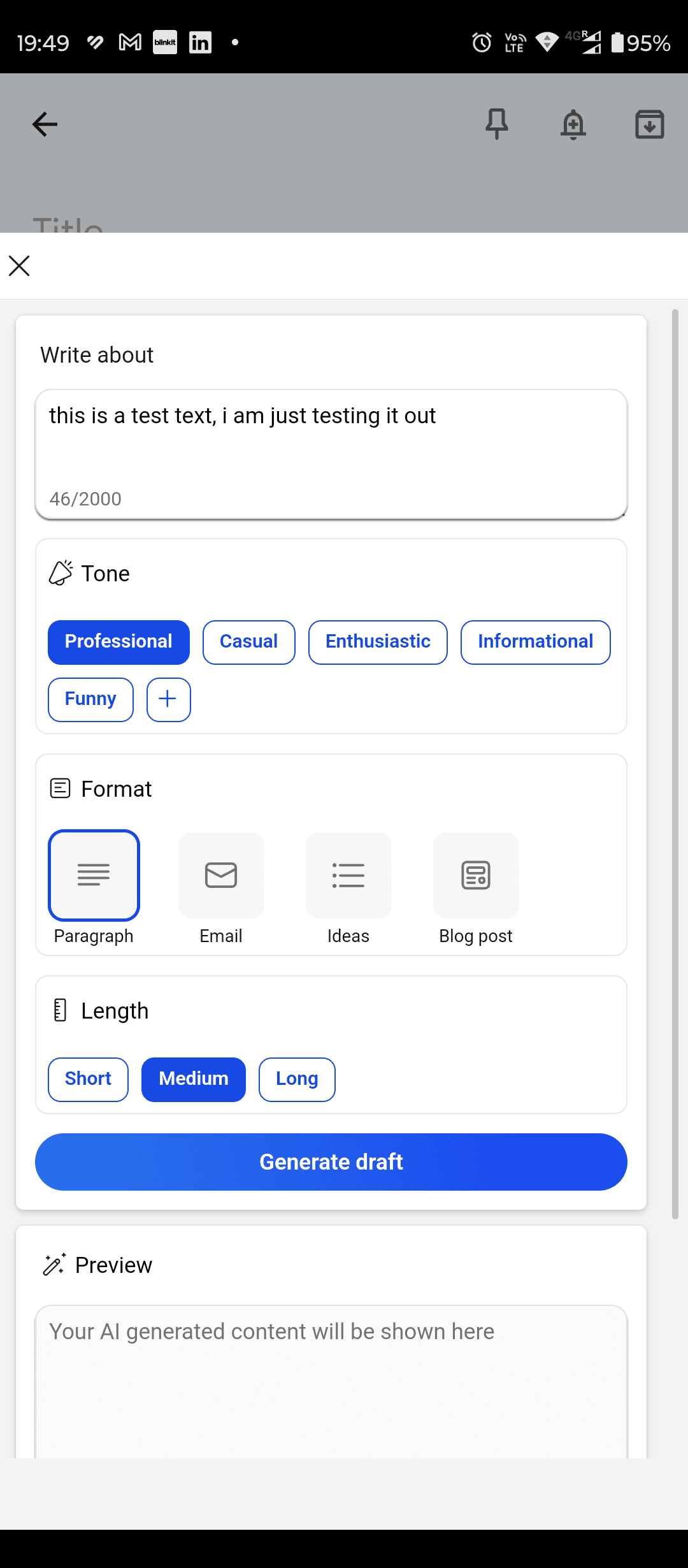 Ai Text Composer In SwiftKey Keyboard