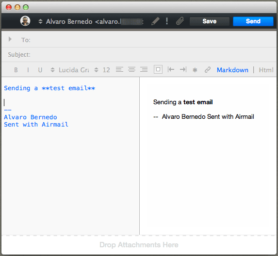 Airmail Compose Markdown