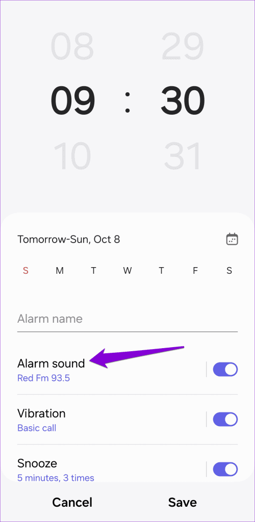 Alarm Tone on Android