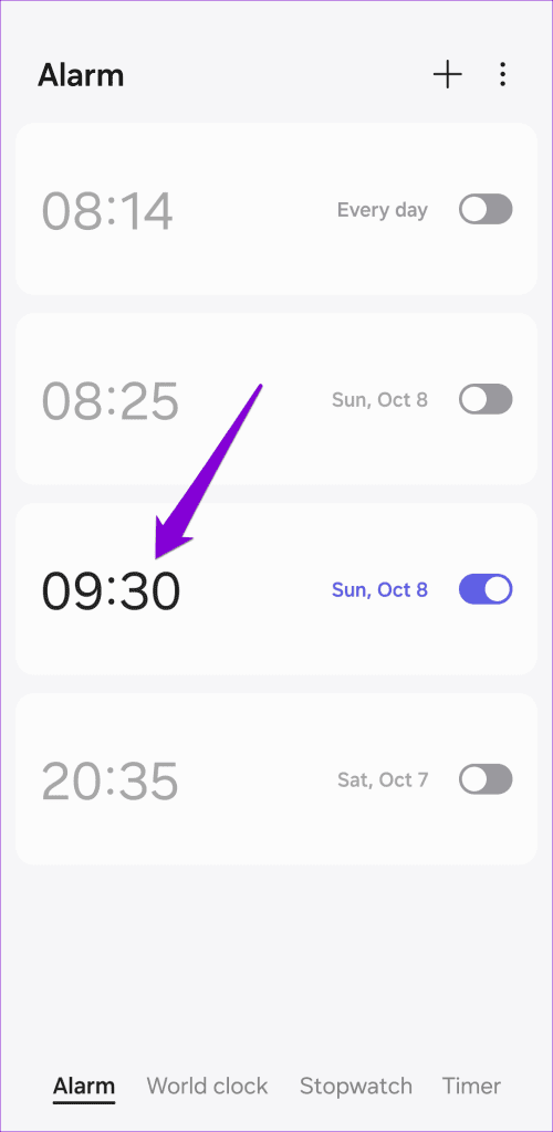 Alarms on Android