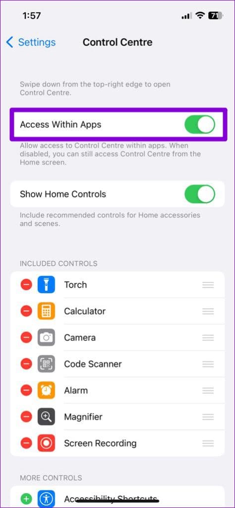 Top 7 Ways to Fix Control Center Not Working on iPhone - Guiding Tech