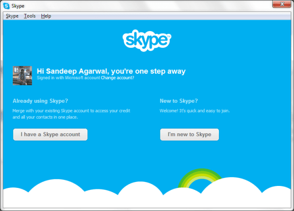 Already Skype User