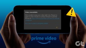 Amazon Prime Video Unavailable