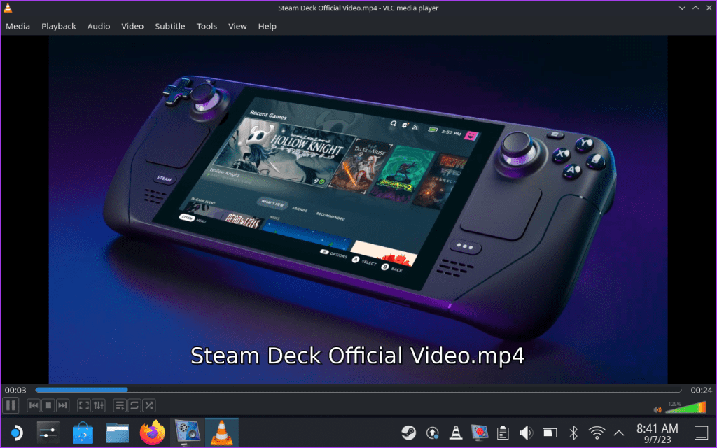 And thats it. Watch Movies on Steam Deck easily.