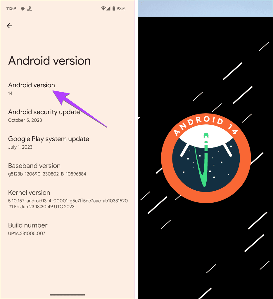 Android 14 easter egg