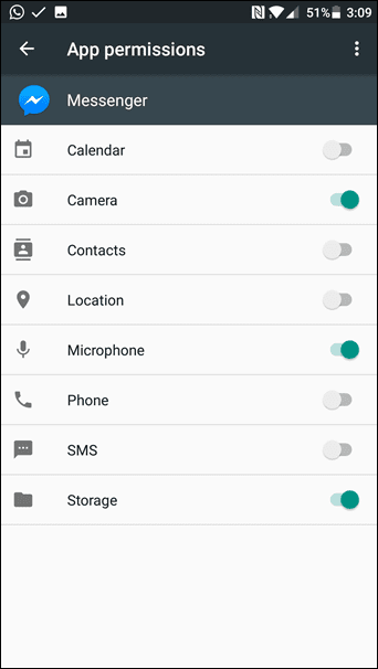 Android App Permissions 3